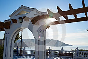 Benidorm Mirador del Castillo lookout Alicante