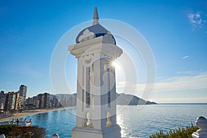 Benidorm Mirador del Castillo lookout Alicante