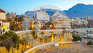 Benidorm skyline, Spain