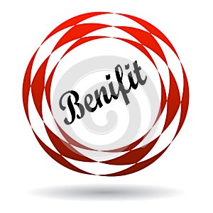 Benifit colorful icon