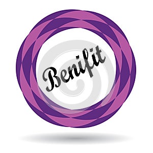 Benifit colorful icon