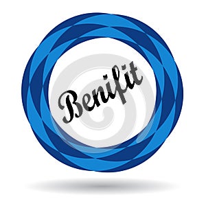 Benifit colorful icon