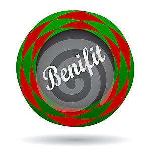 Benifit colorful icon