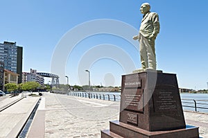Benito Quinquela Martin monument at Buenos Aires