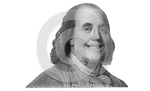 Benjamin Franklin cut on new 100 dollars banknote