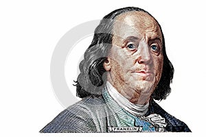 Benjamin Franklin cut on new 100 dollars banknote