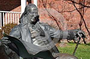 Benjamin Franklin, Main Street, Smithfield, VA