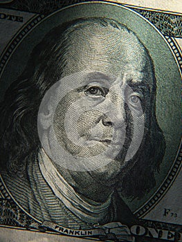 Benjamin Franklin's portrait is depicted on the $ 100 banknotes