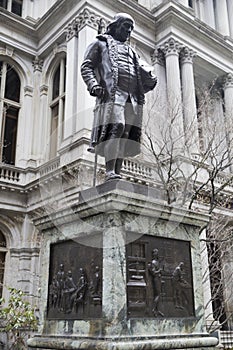Benjamin Franklin Statue - Boston, Massachusetts, USA