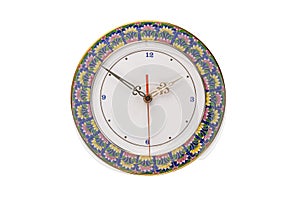 Benjarong clock, the beautiful souvenir of Thailand