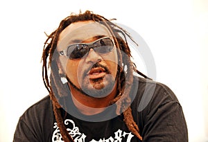 Benji Webbe from Skindred band