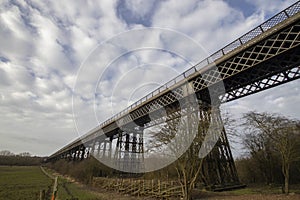 The Bennerley Viaduct near Awsworth, Nottinghamshire