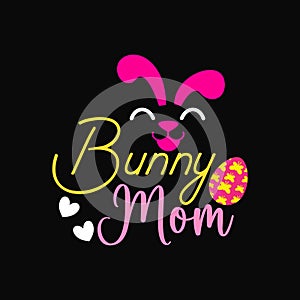 Benny mom. Mother\'s Day Typographic t-shirt design.