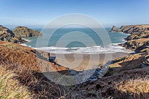 Benoath cove and Bossiney haven