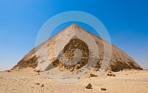 Bent pyramid at Dahshur, Cairo, Egypt