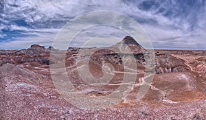 Bentonite Peak in Petrified Forest AZ photo