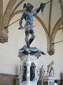 Benvenuto Cellini's statue Perseus With the Head of Medusa