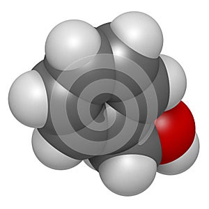 Benzyl alcohol solvent molecule. Used in manufacture of paint, ink, etc. Also used as preservative in drugs.