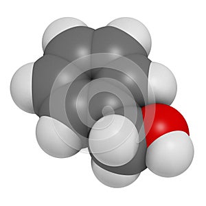 Benzyl alcohol solvent molecule. Used in manufacture of paint, ink, etc. Also used as preservative in drugs.