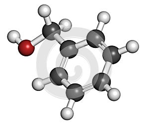 Benzyl alcohol solvent molecule. Used in manufacture of paint, ink, etc. Also used as preservative in drugs.