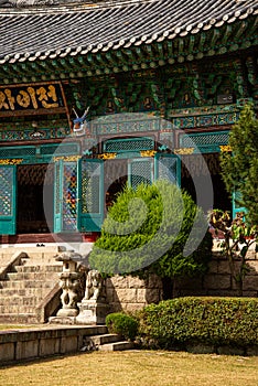 Beomeosa Buddhist temple in Busan, South Korea