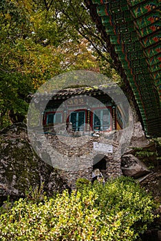 Beomeosa Buddhist temple in Busan, South Korea