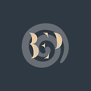 BEP abstract letter logo