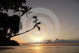 Beqa island sunset, Fiji