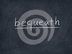 Bequeath