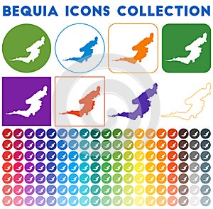 Bequia icons collection.