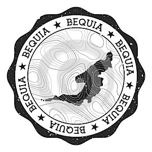 Bequia outdoor stamp.