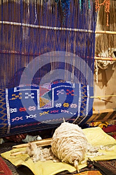 Berber carpet making