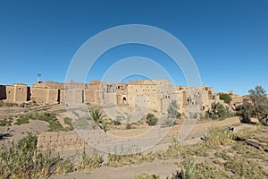 Berber Kasbah - fortress - in Quarzazate, Morocco