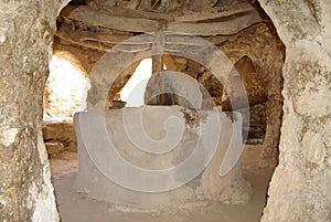 Berber oil press, Libya