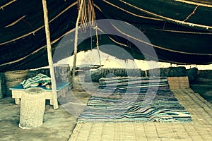 A Berber tent in Matmata, Tunisia