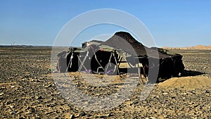 Berber tent in Merzouga desert