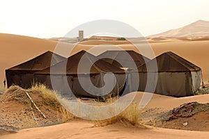 Berber tents in the Sahara