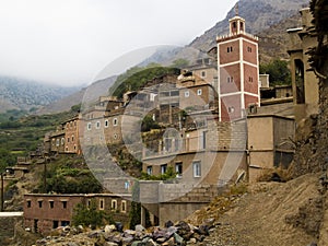 Berber village in Atlas