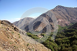 Berber village in Atlas. Morocco