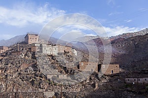 Berber village in Atlas. Morocco photo