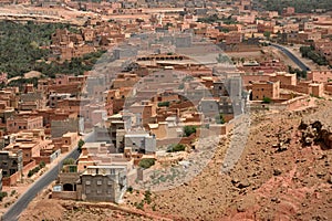 Berber village in Atlas Mountain