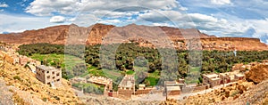 Berber village on Dades Valley