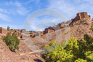 Berber village in the High Atlas Mountains, Morocco