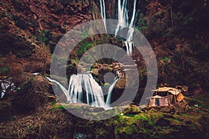 Berber village near Ouzoud waterfall in Morocco