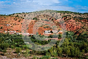 Berber village ourica valley