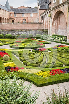 Berbie Palace Gardens in Albi, France photo