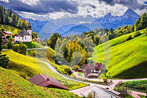 Berchtesgaden, Germany. Watzmann Mountain, Bavarian landscape