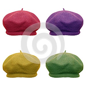 Berets in modern colors