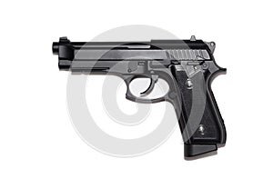Beretta M9 gun copy isolated on white background photo