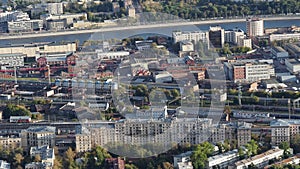 Berezhkovskaya and Savvinskaya embankments in Moscow city